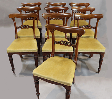 Mahogany Dining Chairs at Straffan Antiques