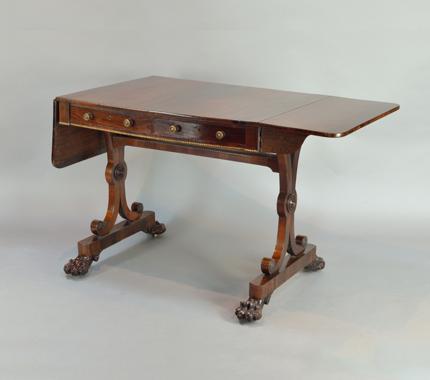 George IV Rosewood Sofa Table