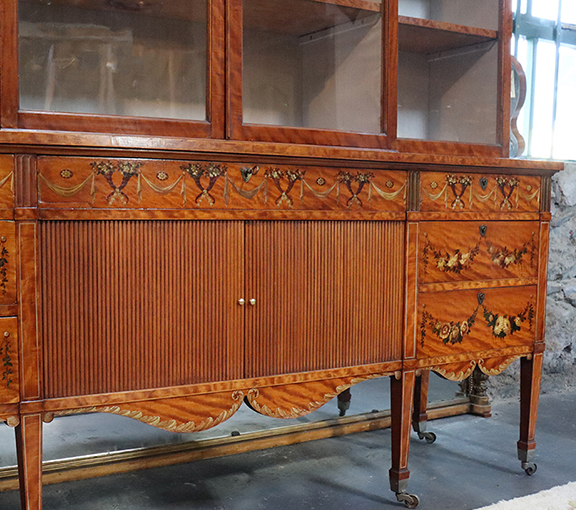 19th Century Satinwood Cabinet