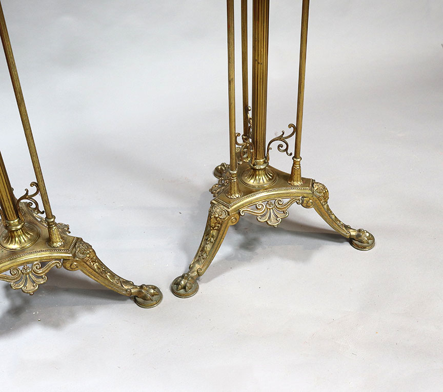 Pair of Brass Stands