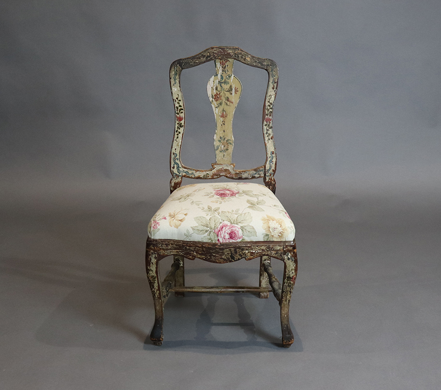 Single Italian Painted Chair