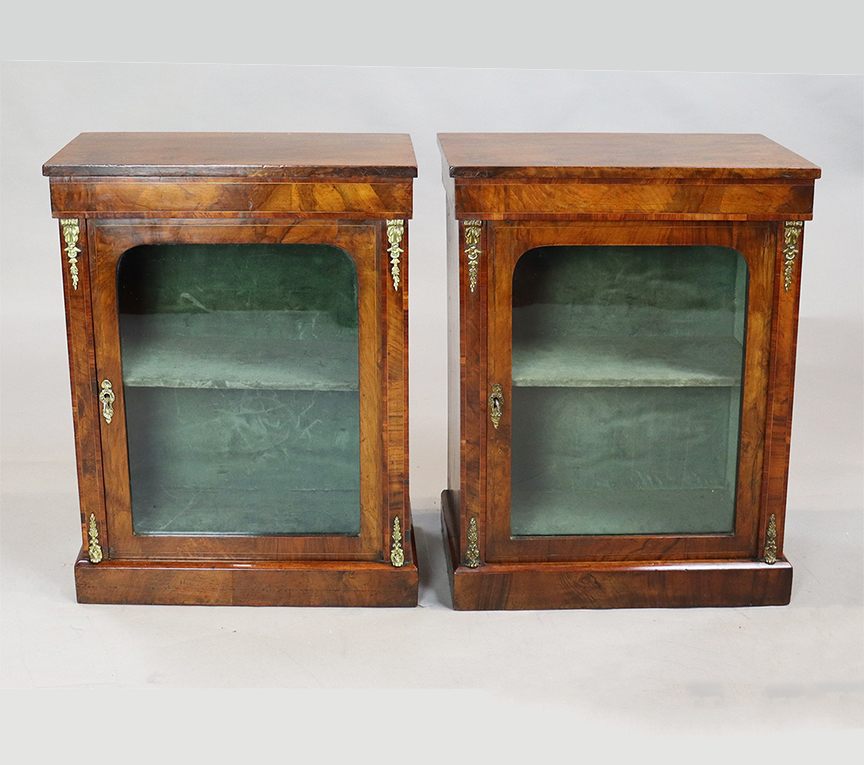 Pair of Neat Victorian Pier Cabinets