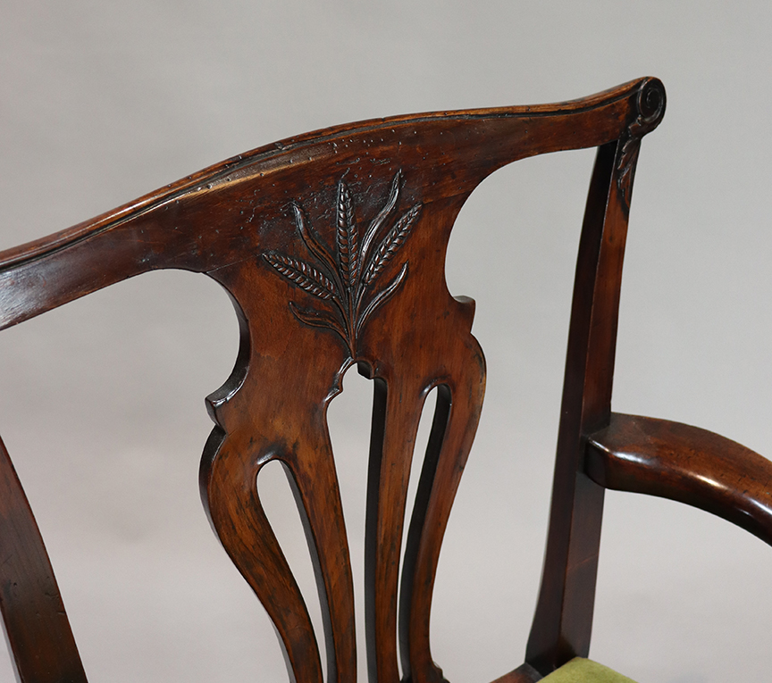 18th Century Fruitwood Chair