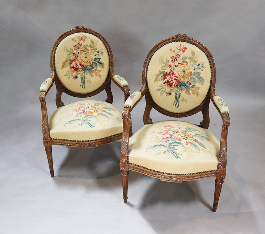 Pair of French Parlour Chairs