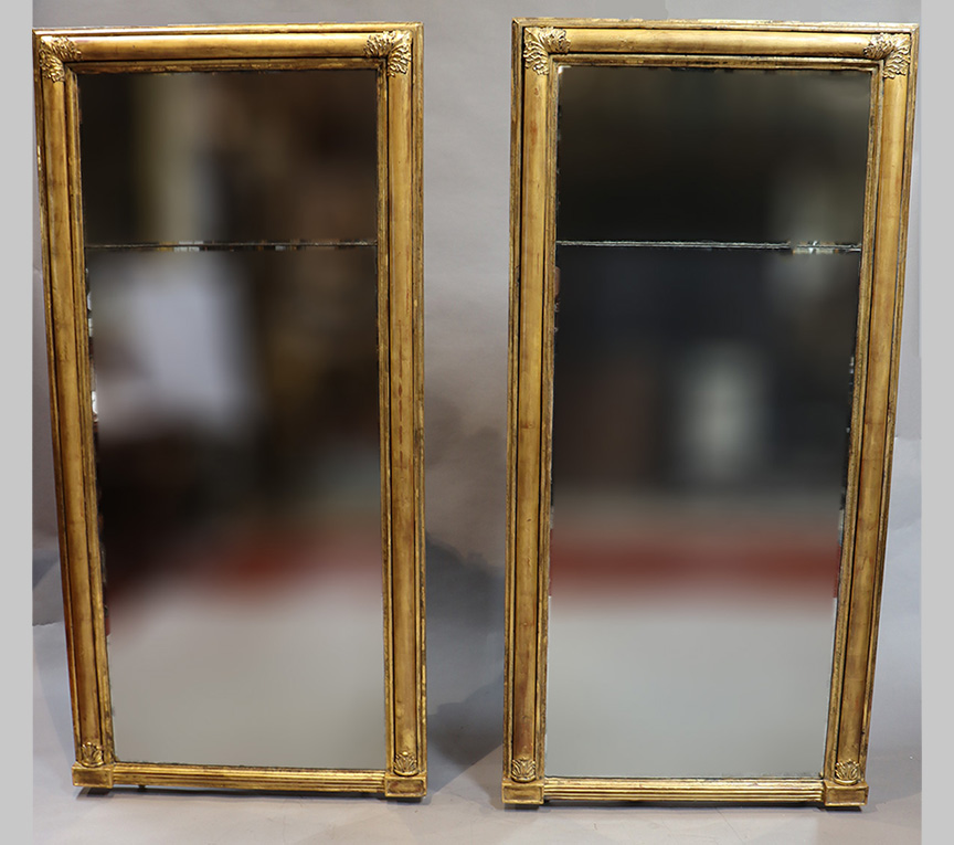 Pair of William IV Pier Mirrors