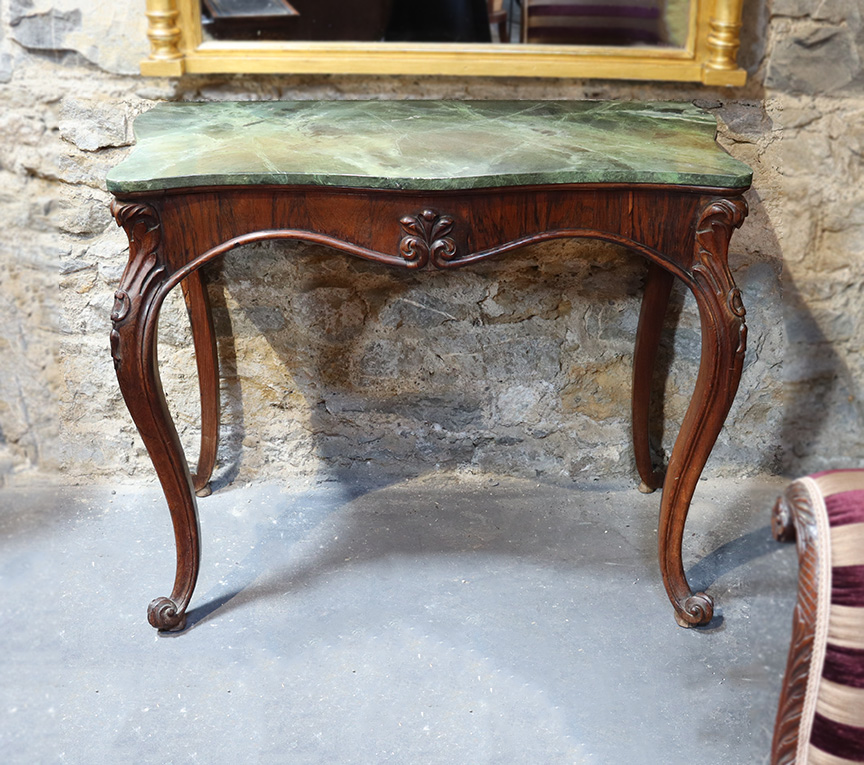 19th Century Rosewood Console Table