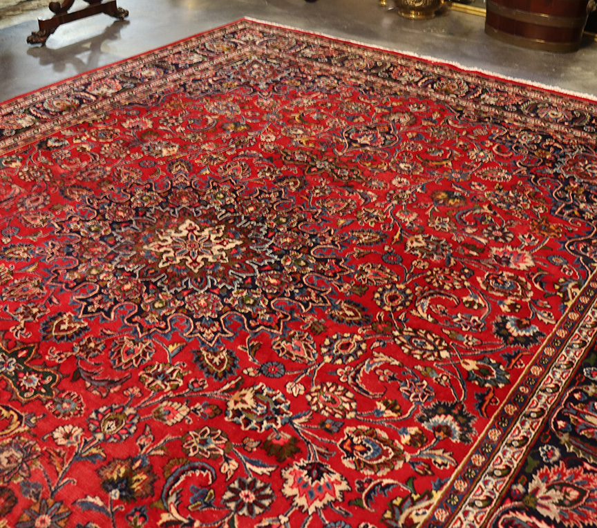 Large Mashad Wool Carpet