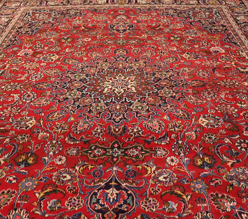 Large Mashad Wool Carpet