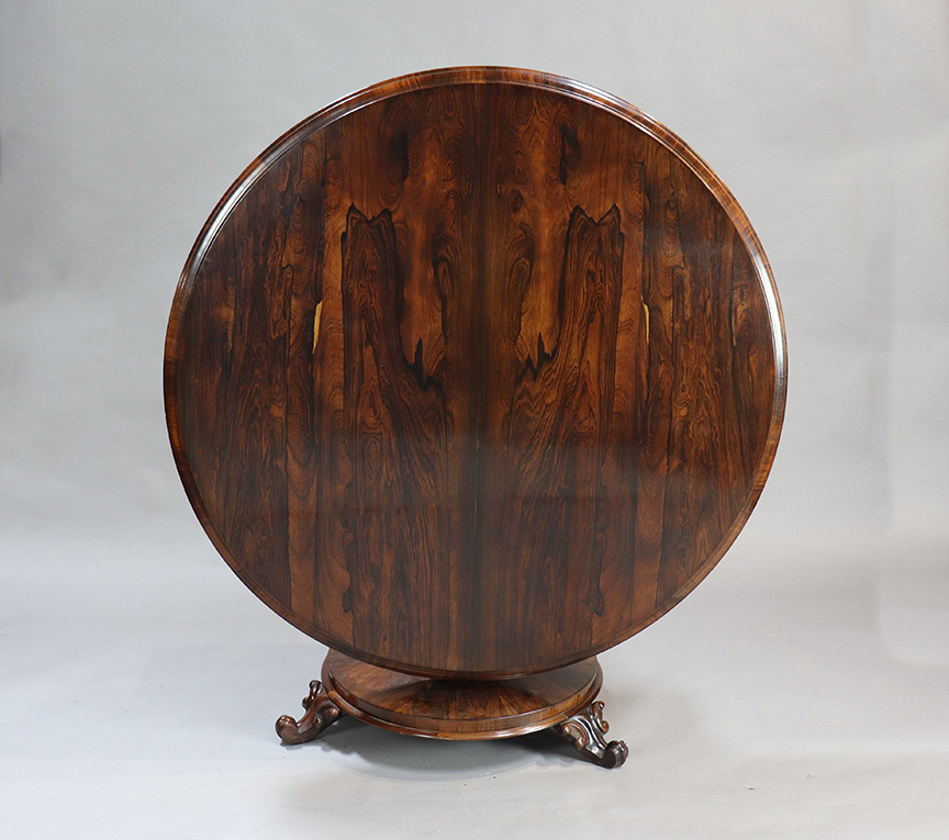 William IV Circular Rosewood Table