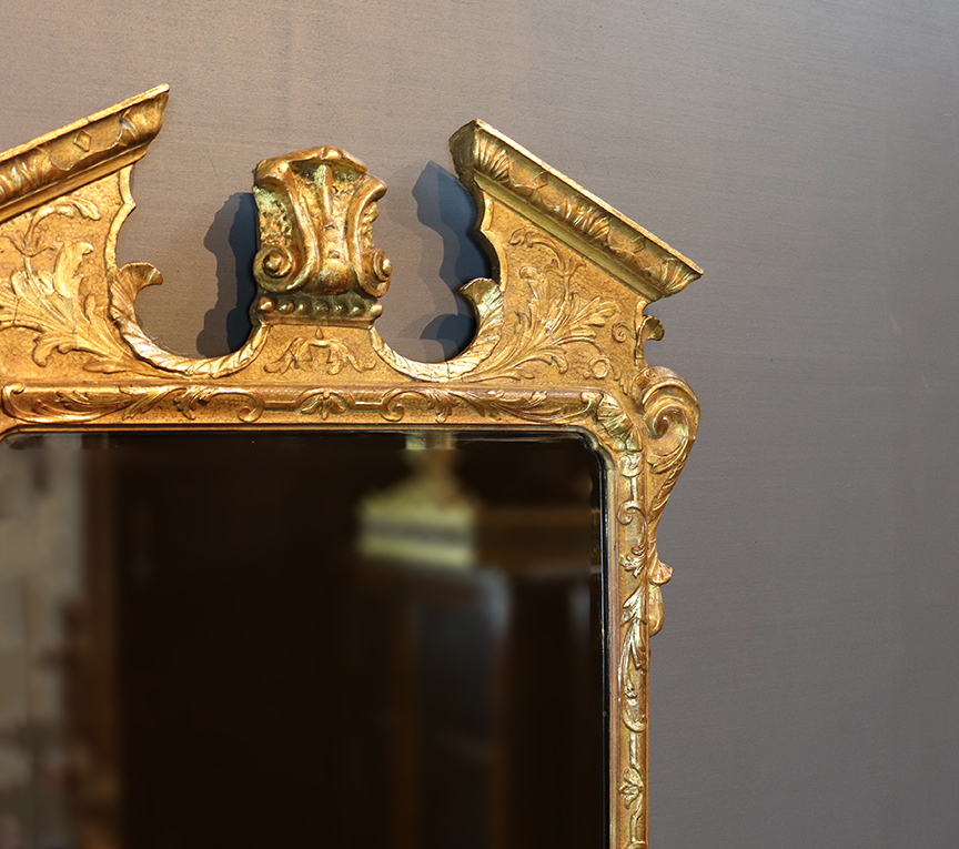 19th Century Gilt Wall Mirror