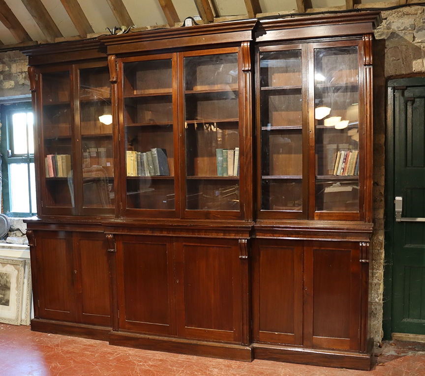 Victorian Six-door Bookcase