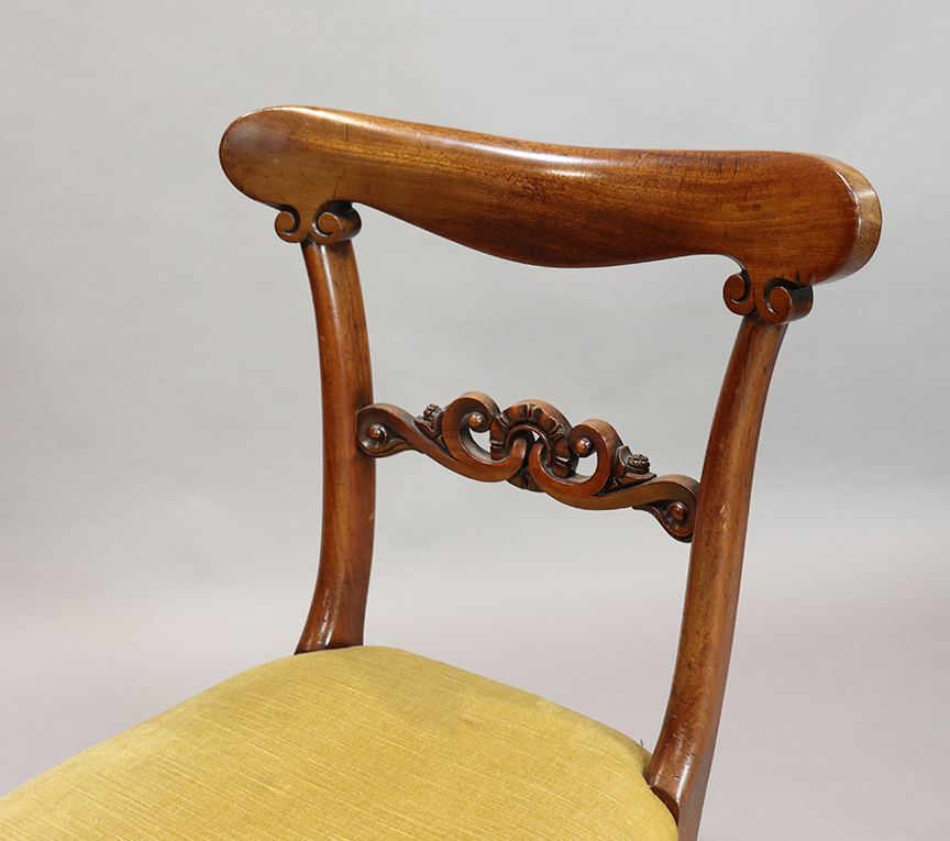 Set of Ten William IV Dining Chairs