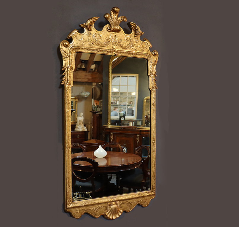 19th Century George II Style Gilt Mirror