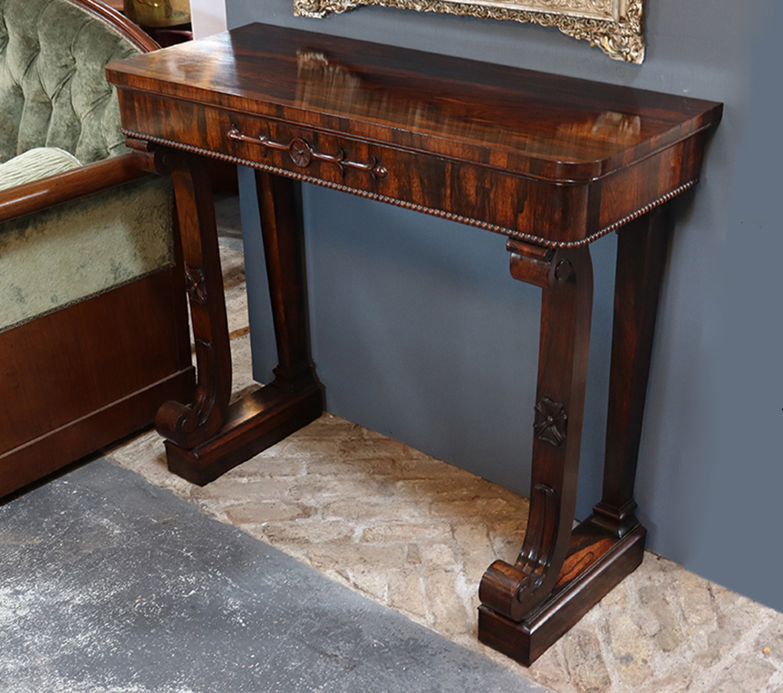 William IV Rosewood Console Table