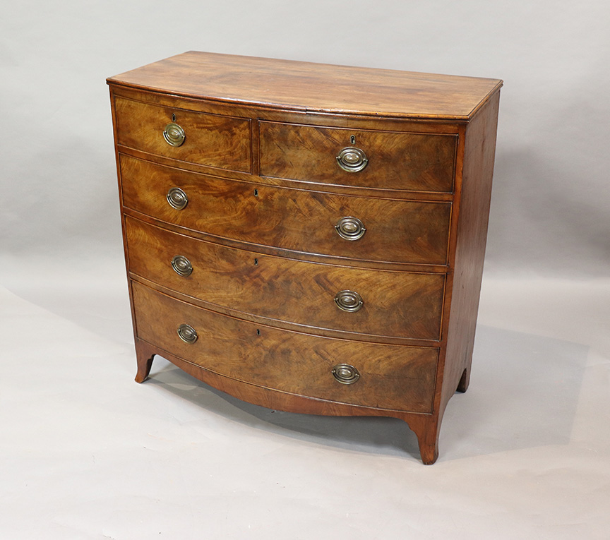 George III Bow Front Chest