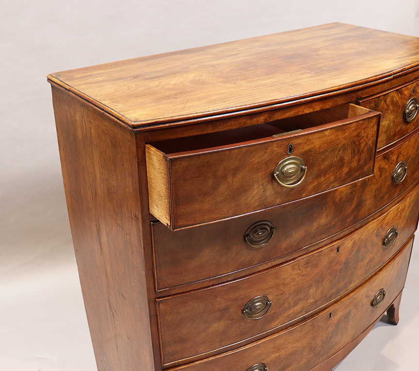 George III Bow Front Chest