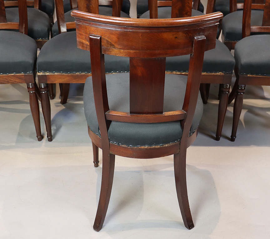 Set of 20 Early 19th Century Mahogany Dining Chairs