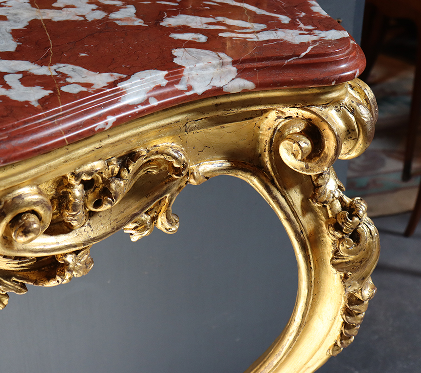 Pair of 18th Century Gilt Console Tables
