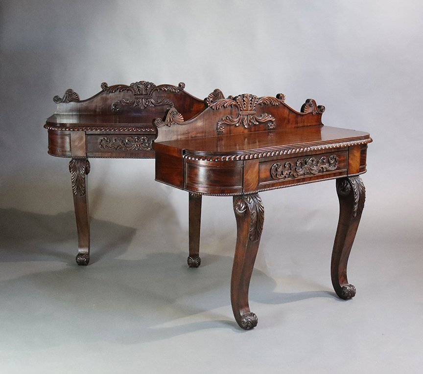 Pair of Irish 19th Century Console Tables