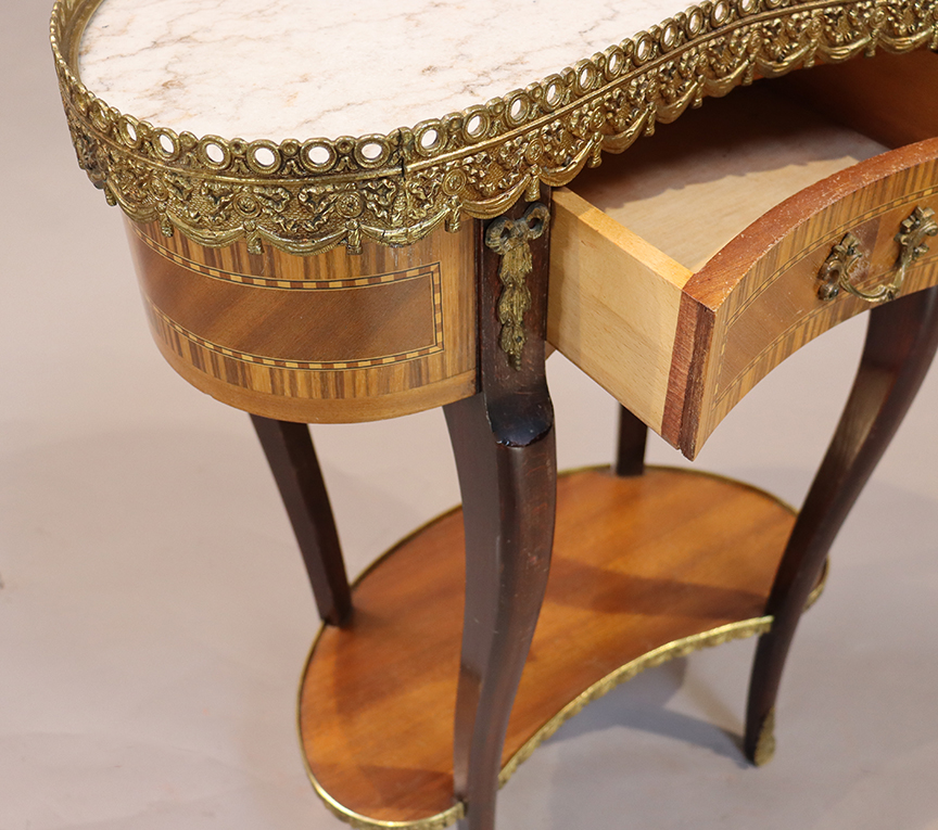 French Kingwood Side Table