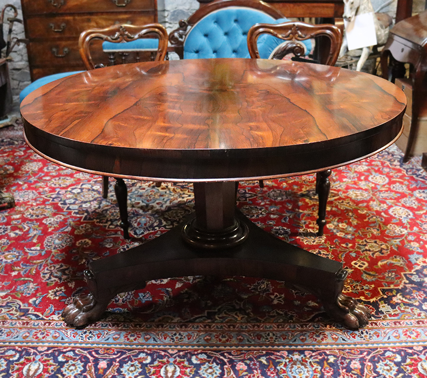 Victorian Rosewood Circular Table