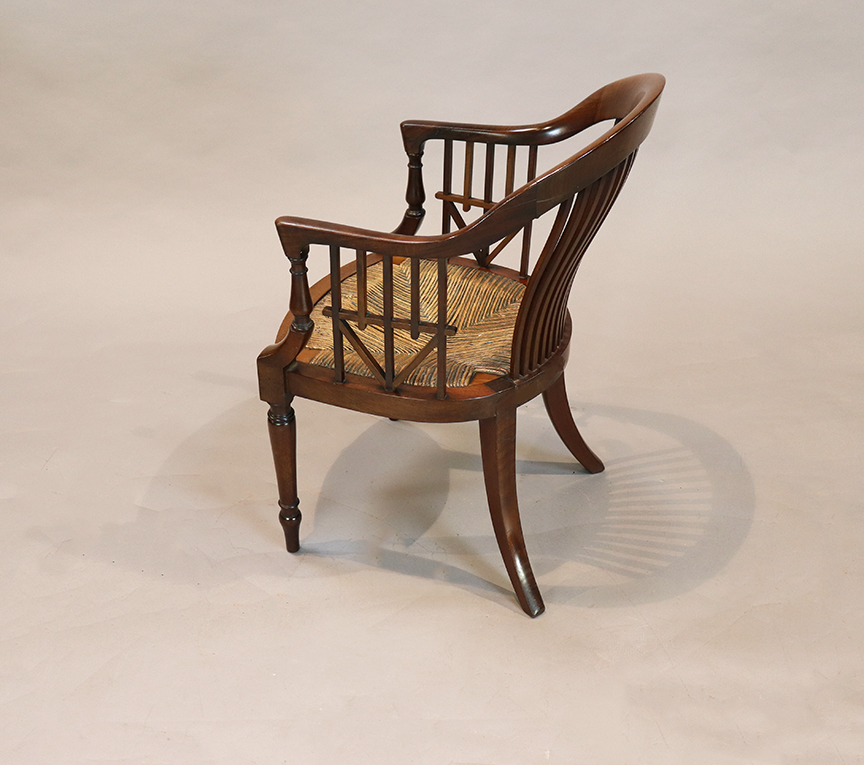 Victorian Chair with Rush Seat