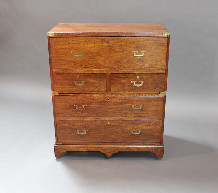 Anglo Indian Rosewood Campaign Chest