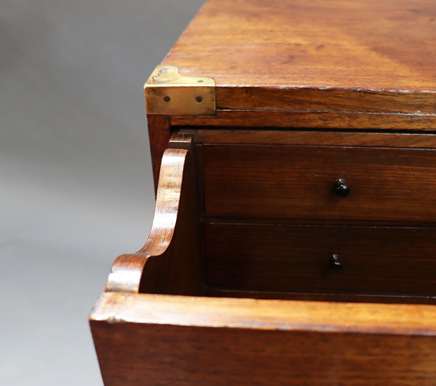 Anglo Indian Rosewood Campaign Chest