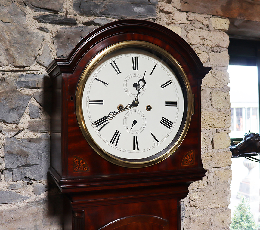 George III Mahogany Longcase Clock