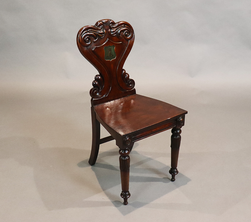 Set of Four William IV Hall Chairs