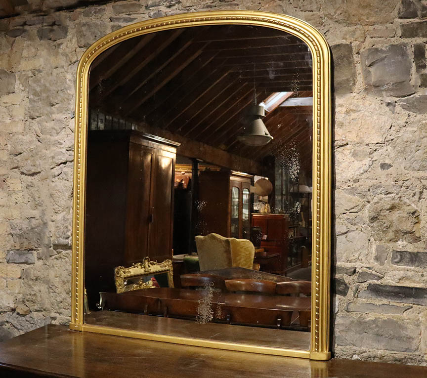 Victorian Archtop Gilt Mirror