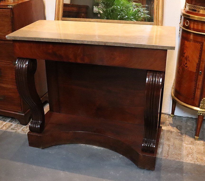French Console with Frieze Drawer