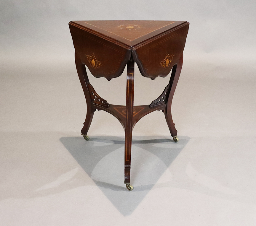 Victorian Mahogany Corner Table