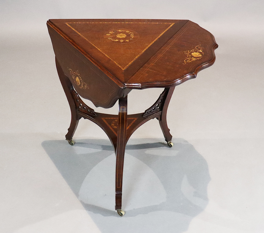 Victorian Mahogany Corner Table