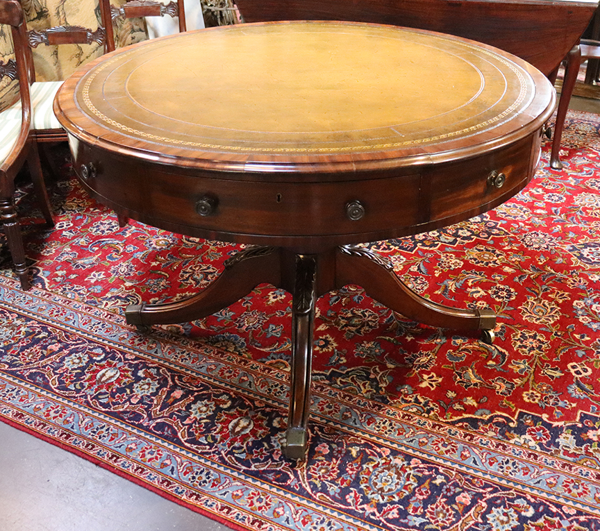 George IV Circular Drum Table