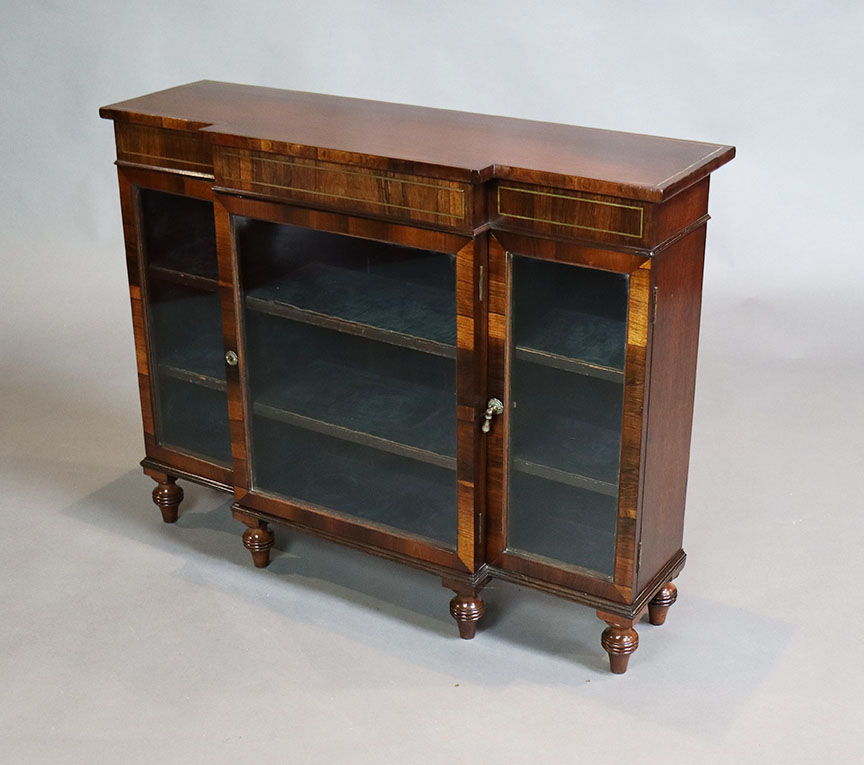 Regency Breakfront Bookcase