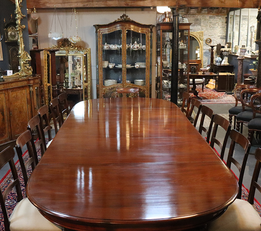 Large William IV Mahogany Dining Table