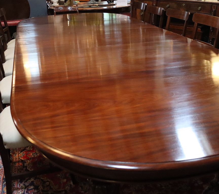 Large William IV Mahogany Dining Table