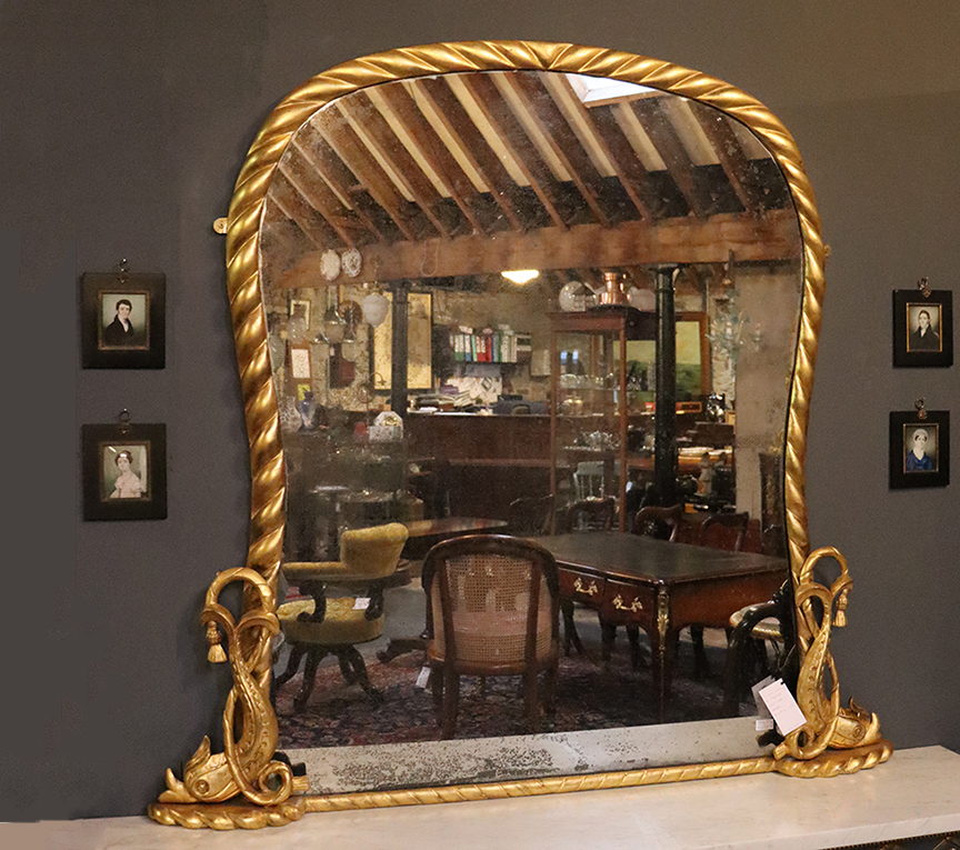 Regency Horseshoe Shaped Mirrors
