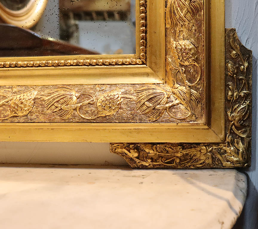 Ornate Mid 19th Century French Mirror